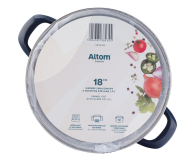 Altom Garnek emaliowany 18 cm 1,9 l pokrywka granat indukcja - 1611112 - zdjęcie 4